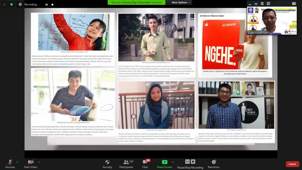 How to Start Business in Digital Era; Bersama Elga Yulwardian