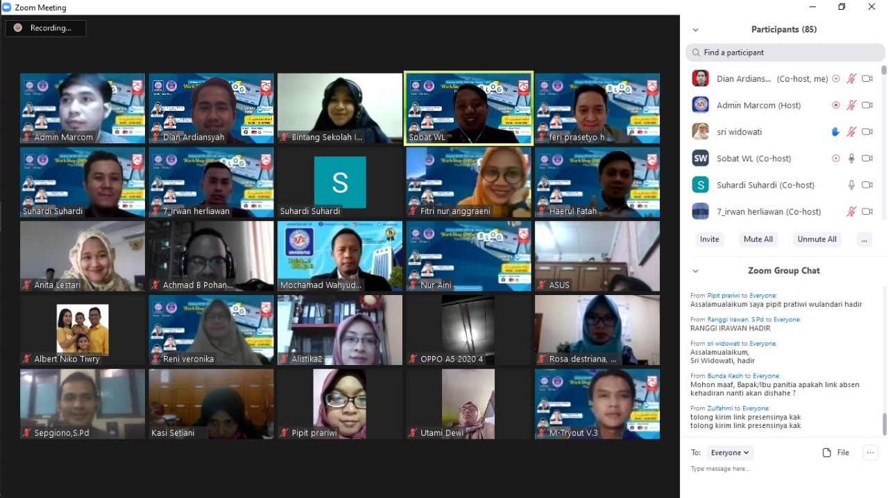 MGBK SMK Kab. Bekasi Sukses Gelar Workshop Online