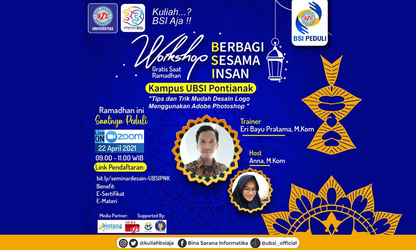 UBSI Pontianak Berbagi Tips & Trik Mudah Desain Grafis