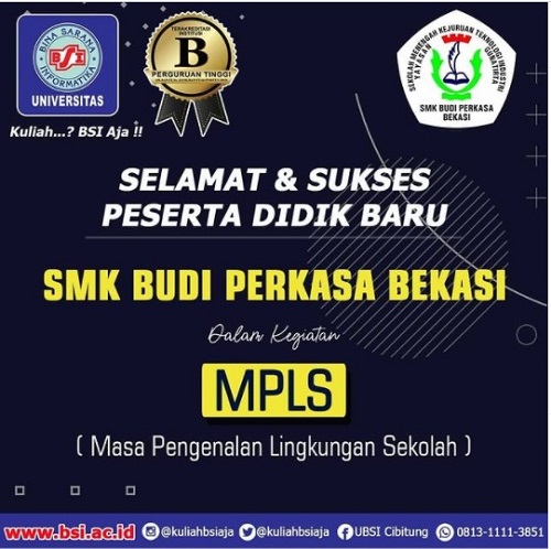 SMK Budi Perkasa Gelar MPLS Virtual 2021