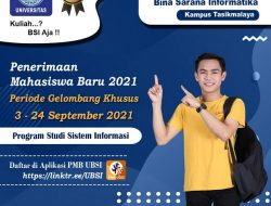 Kuliah Tahun Ini atau Tahun Depan! Daftar Segera di UBSI Kampus Tasikmalaya