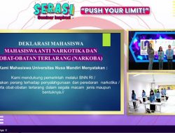 Maba UNM, Deklarasikan Gerakan Anti Narkoba