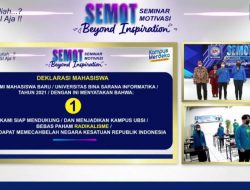 Maba UBSI Ucap Deklarasi Anti Narkoba dan Penyebaran Hoax