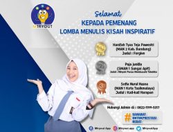 Inilah 3 Orang Pemenang Lomba Menulis Kisah Inspiratif dari MTryout