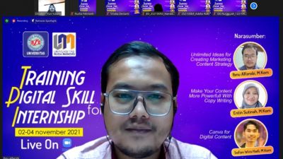 Universitas BSI Gelar Pelatihan Membuat Konten Powerfull dalam Training Digital Skill Internship