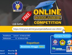 Online Scholarship Competition 2022, Yuk Ikut!! Dan Dapatkan Beasiswa Kuliah!!