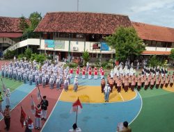 SMK Negeri 1 Sukoharjo Sukses Menggelar Upacara Pelantikan Organisasi Masa Bakti 2021/2022