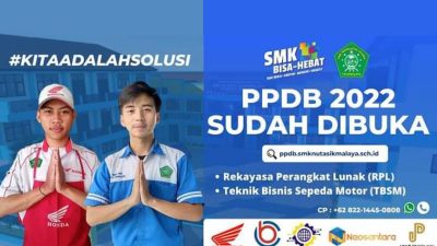 Menyambut TA Baru 2022/2023, PPDB SMKS NU Tasikmalaya Dibuka!