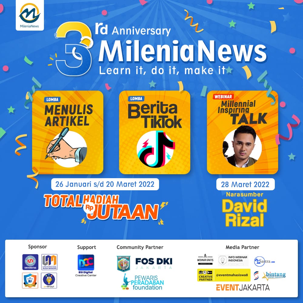 HUT Ke-3 Milenianews