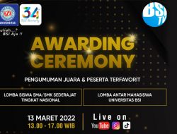 Tonton Awarding Ceremony HUT BSI ke-34, Ikuti Kemeriahan di Dalamnya!!