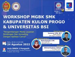 Universitas BSI Kampus Yogyakarta Gelar Workshop MGBK SMK Kabupaten Kulon Progo