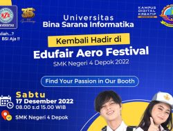 Universitas BSI Dukung Edufair Aero Festival SMKN 4 Depok