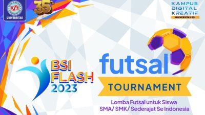 Futsal Tournament BSI FLASH 2023 Sebentar Lagi Baka Digelar, Buruan Daftar!!
