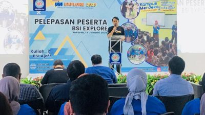 Pelepasan Peserta BSI Explore 2023 Universitas BSI