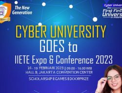 Cyber University Akan Hadir Dalam Kegiatan IIETE Expo & Conference 2023