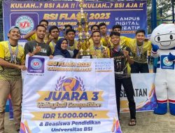 Tim Voli SMAN 11 Kab Tangerang Kantongi Juara 3 di Sport Competition BSI Flash 2023