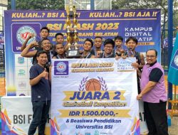 SMAN 28 Kab Tangerang Raih Juara 2 Cabor Basket Competition BSI Flash 2023