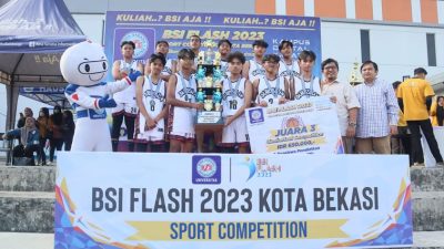 Kekompakan Tim, Kunci SMA Islam Darussalam Raih Juara 3 Basket BSI Flash 2023 Kota Bekasi
