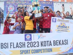 Chemistry yang Baik Antar Pemain, Membawa SMKN 3 Bekasi Juarai Futsal Competition BSI Flash 2023 Kota Bekasi