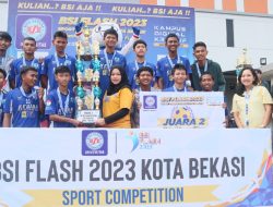 SMKN 1 Tarumajaya Juara 2 Kompetisi Futsal BSI Flash 2023 Kota Bekasi