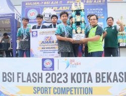 SMAN 10 Kota Bekasi Sabet Juara 3 Volleyball Competition BSI Flash 2023