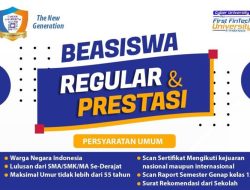 Dapatkan Beasiswa Regular dan Prestasi 50-100% di Cyber University