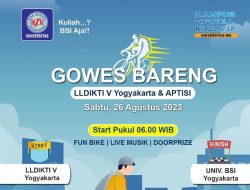 Universitas BSI Ditunjuk Jadi Tuan Rumah Gowes Bareng LLDIKTI V dan APTISI Yogyakarta 2023