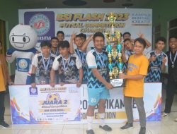 SMK TI Muhammadiyah Harus Puas dengan Gelar Juara 2 Kompetisi Futsal BSI Flash 2023 Cikampek