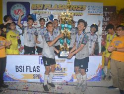 SMAN 8 Tambun Selatan Berhasil Juarai Kompetisi Futsal BSI Flash 2023 Cikarang
