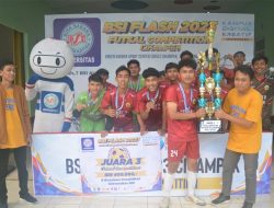 SMK Pamor Cikampek Harus Puas Raih Juara 3 Kompetisi Futsal BSI Flash 2023 Cikampek