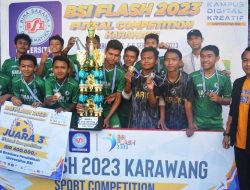SMAN 3 Karawang Berhasil Raih Juara 3 di Kompetisi Futsal BSI Flash 2023 Karawang