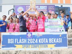 Dengan Kegigiahan, SMKN 5 Bekasi Berhasil Raih Juara 3 BSI Flash Futsal Competition 2024 Bekasi