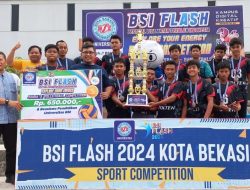 SMAN 10 Bekasi Tempati Juara 3 BSI Flash Volleyball Competition 2024 Bekasi