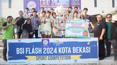 SMAN 5 Tamsel Juara 2 BSI Flash Basketball