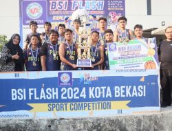 SMA PGRI 1 Bekasi Berhasil Kantongi Juara 3 BSI Flash Basketball Competition 2024 Bekasi