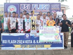 SMK Penerbangan Angkasa Raih Juara 3 Kompetisi Voli BSI Flash 2024 Sport Competition Bogor