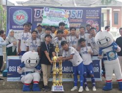 SMK Mekanik Cibinong Berhasil Rebut Gelar Juara 1 Di Kompetisi Futsal BSI Flash 2024 Bogor