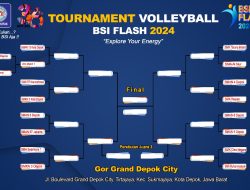 Bertanding Sengit di GOR Kota Depok, Volleyball Competition BSI FLASH 2024 Resmi Dimulai