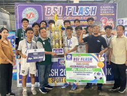 SMA Sejahtera 1 Depok Sabet Juara 3 dalam Futsal Competition BSI FLASH 2024