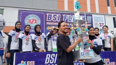 Tim Voli Putri SMAN 1 Tambun Selatan Berjaya di BSI Flash 2025 dengan Semangat Juang Tak Terbendung